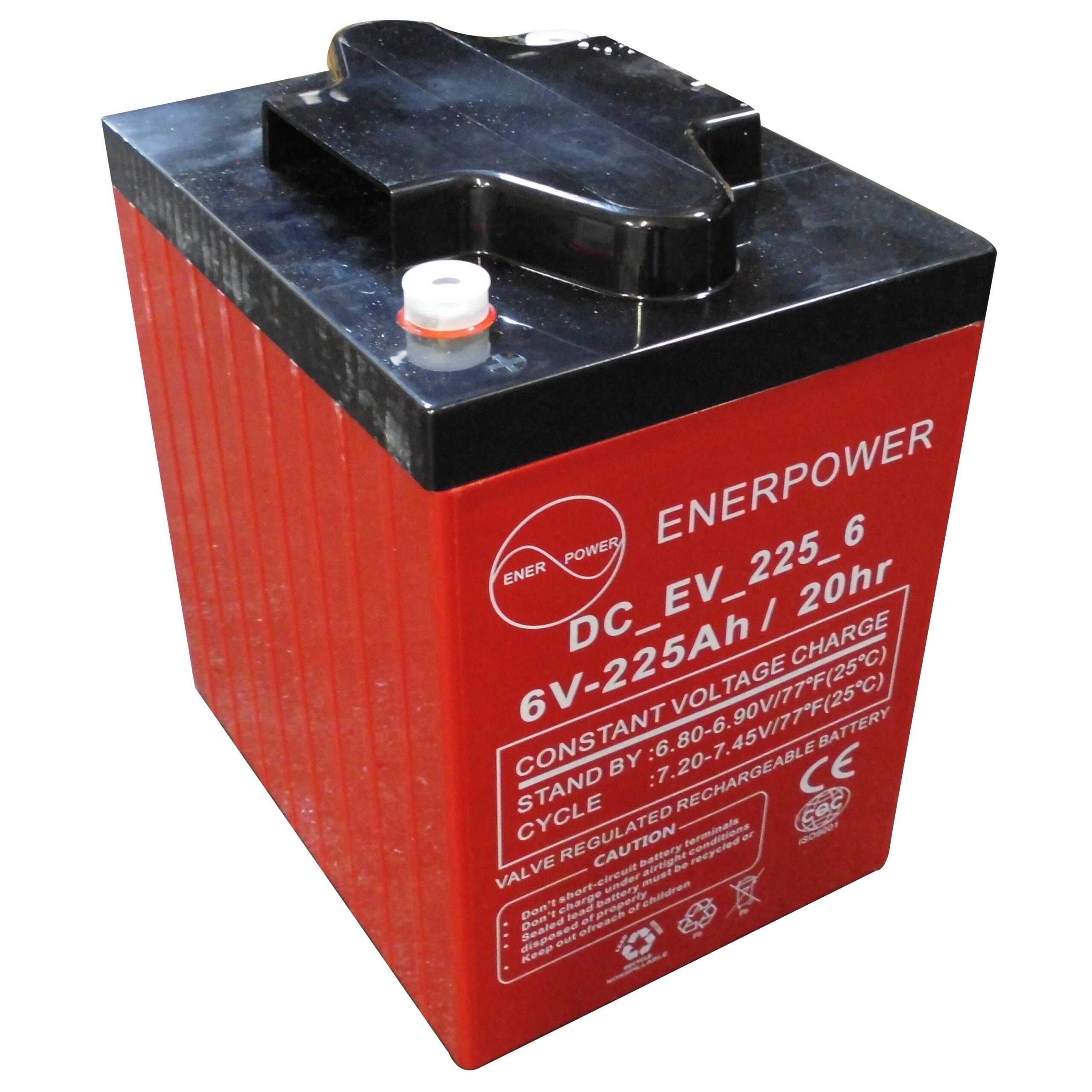 DCEV225-6 Batteria 6v 225ah deep cycle ENERPOWER