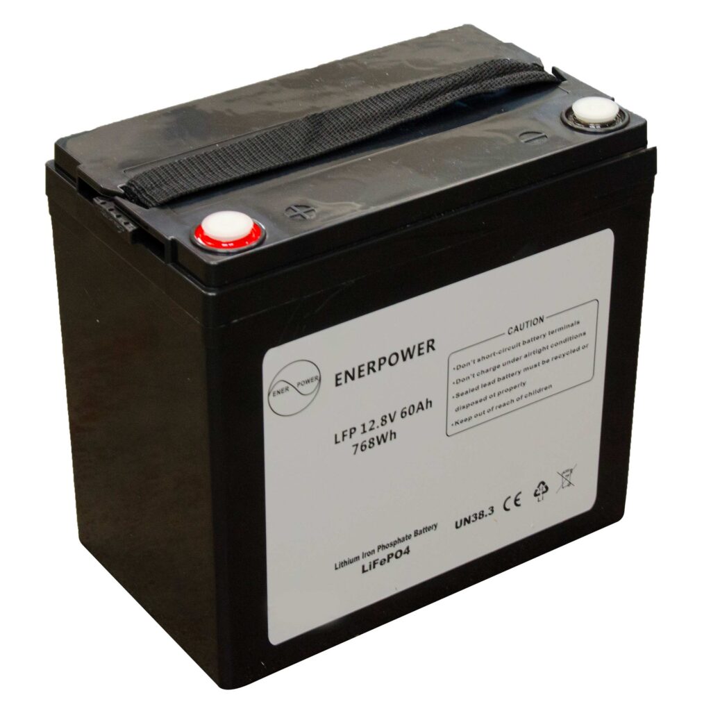 LFP12V60AH 12V 60Ah ENERPOWER lithium battery