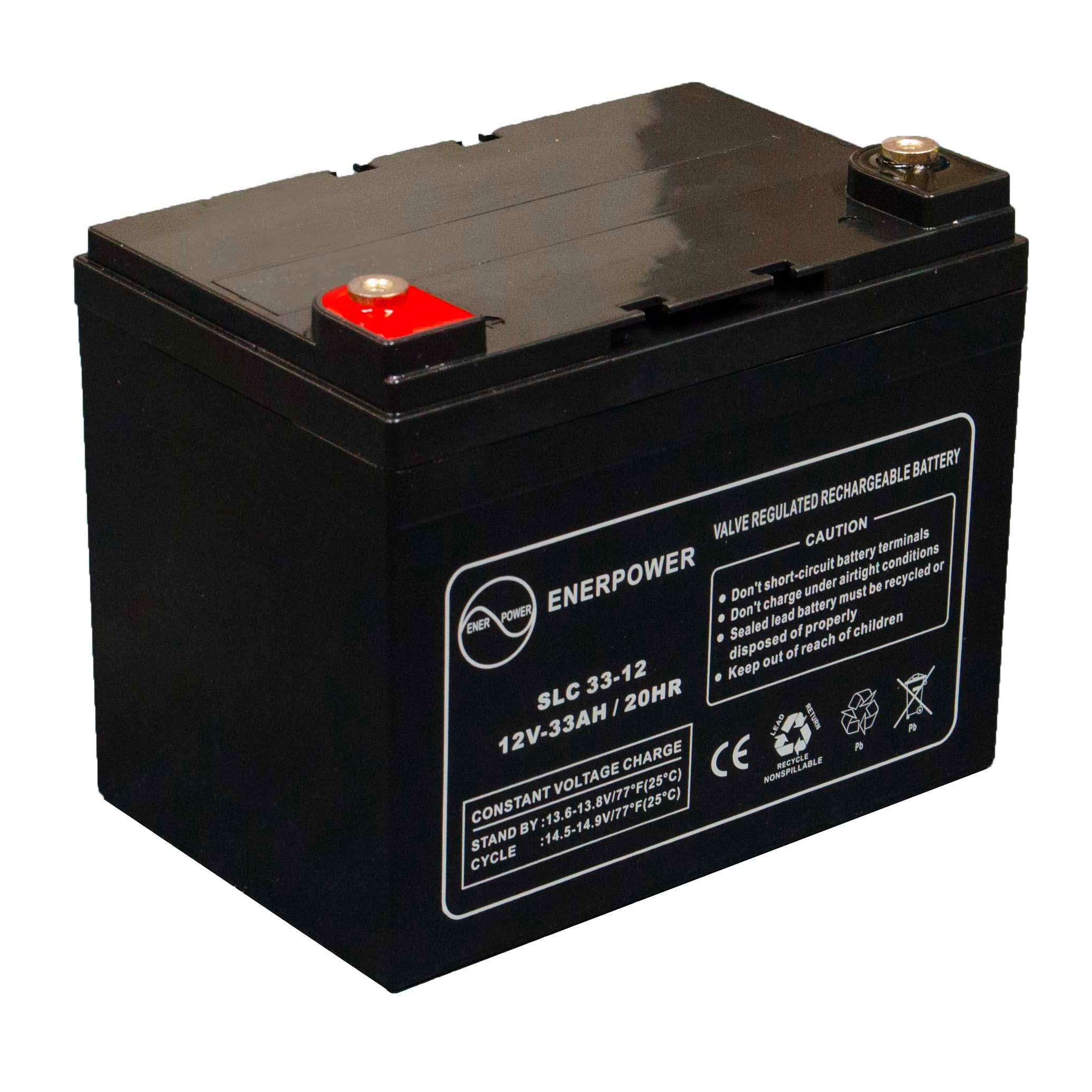 SLC 33-12 12V 33Ah AGM ENERPOWER battery