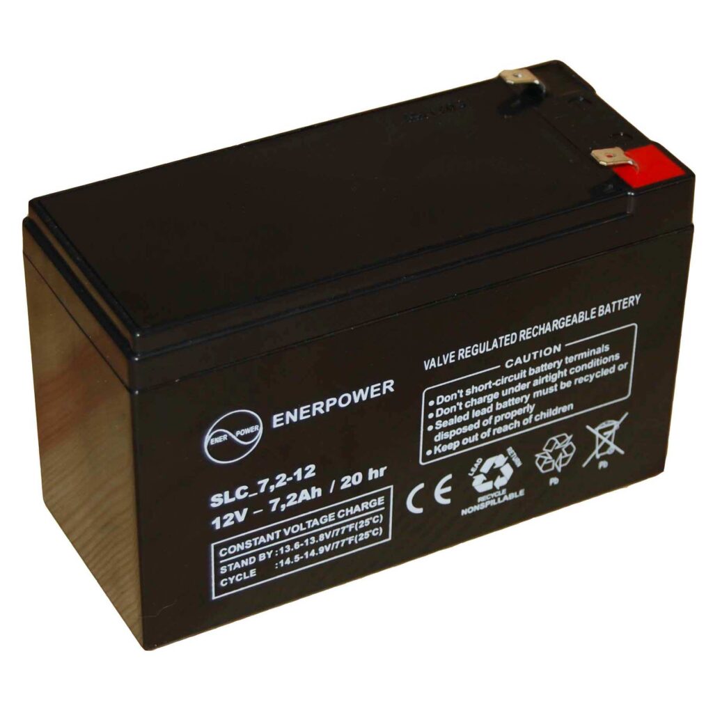 SLC 7.2-12 12V 7.2Ah AGM ENERPOWER battery