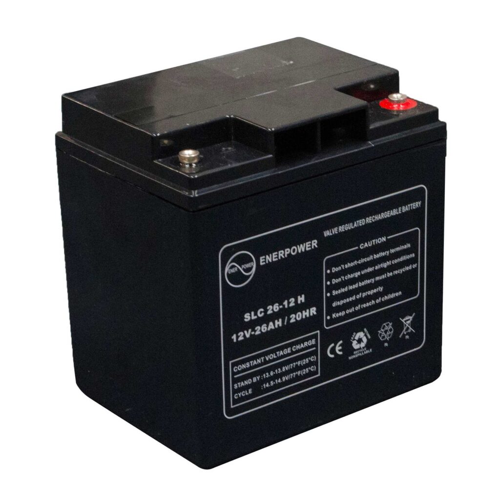 SLC26-12H 12V 26Ah AGM ENERPOWER Batterie