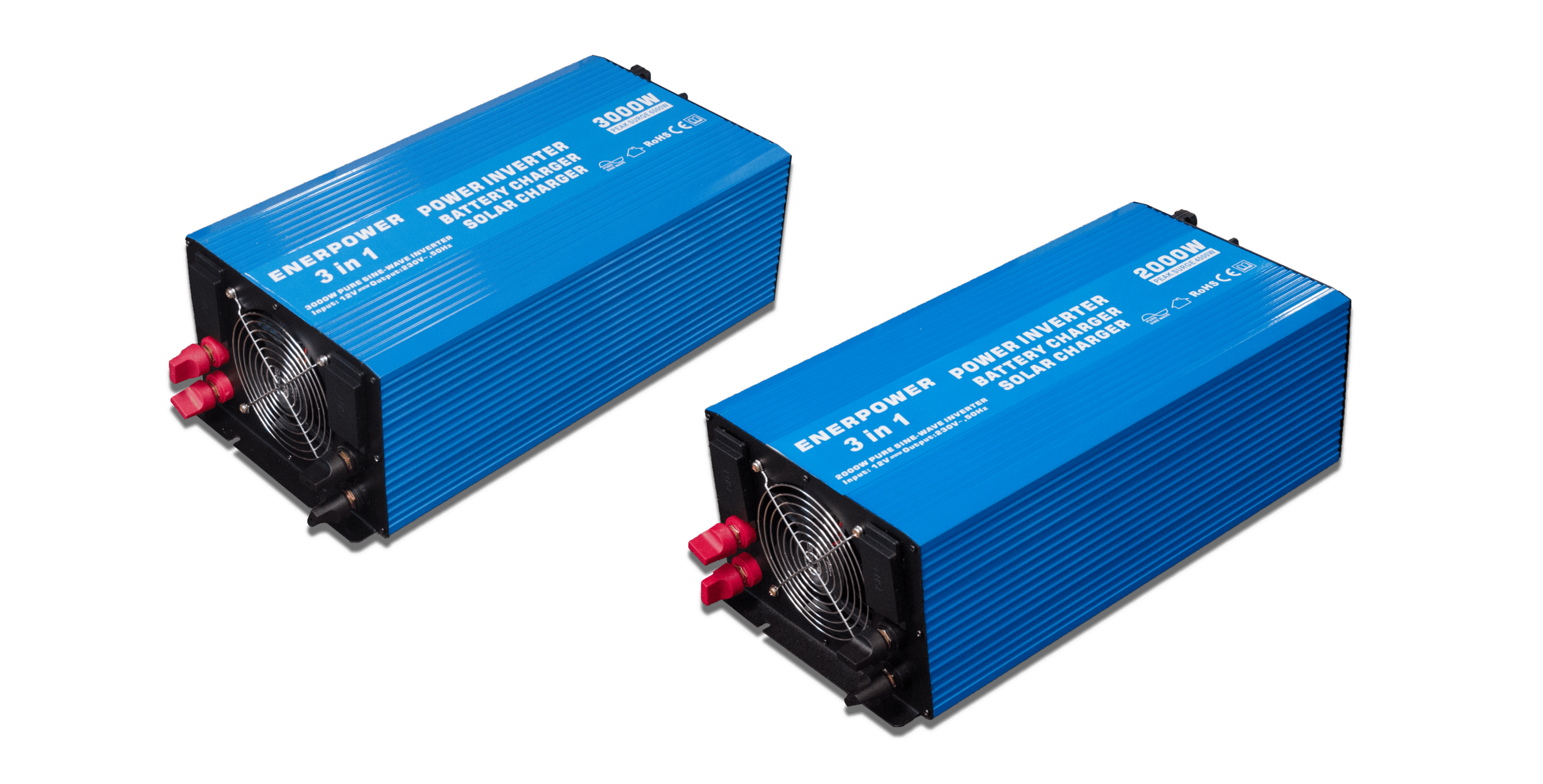 sine wave inverter with MPPT and ENERPOWER battery charger
